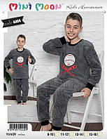 Пижама для мальчиков в сочетании флис+ махра Mini Moon