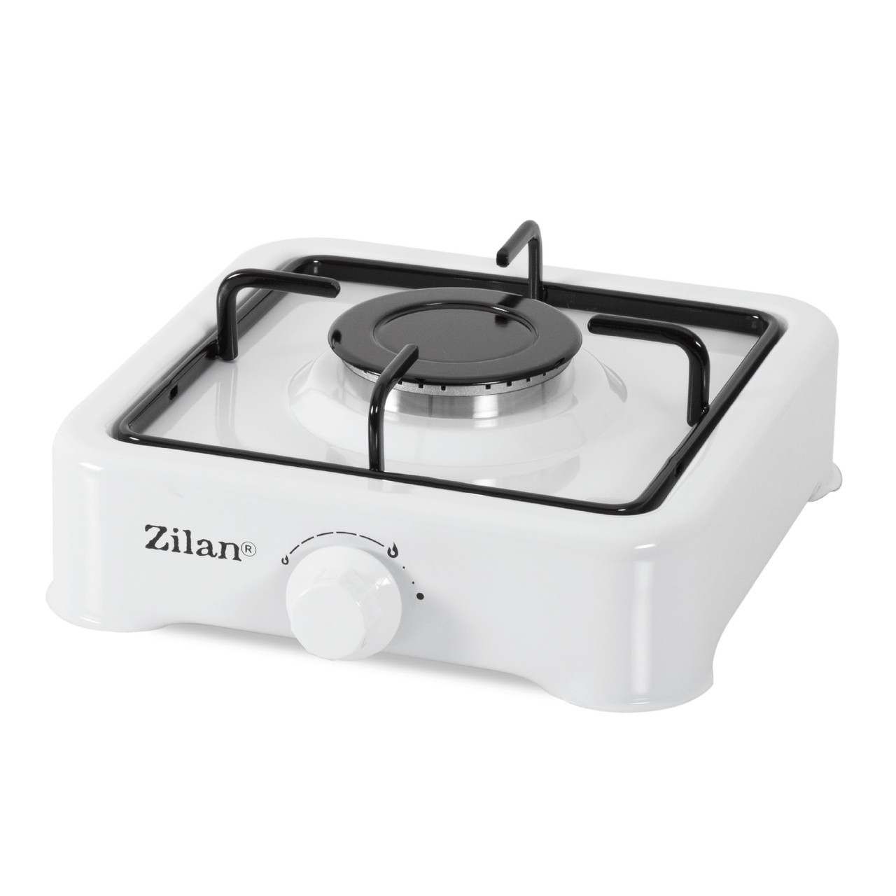 Настільна газова плита Zilan ZLN0018 1 конфорка White (ZLN0018.white)