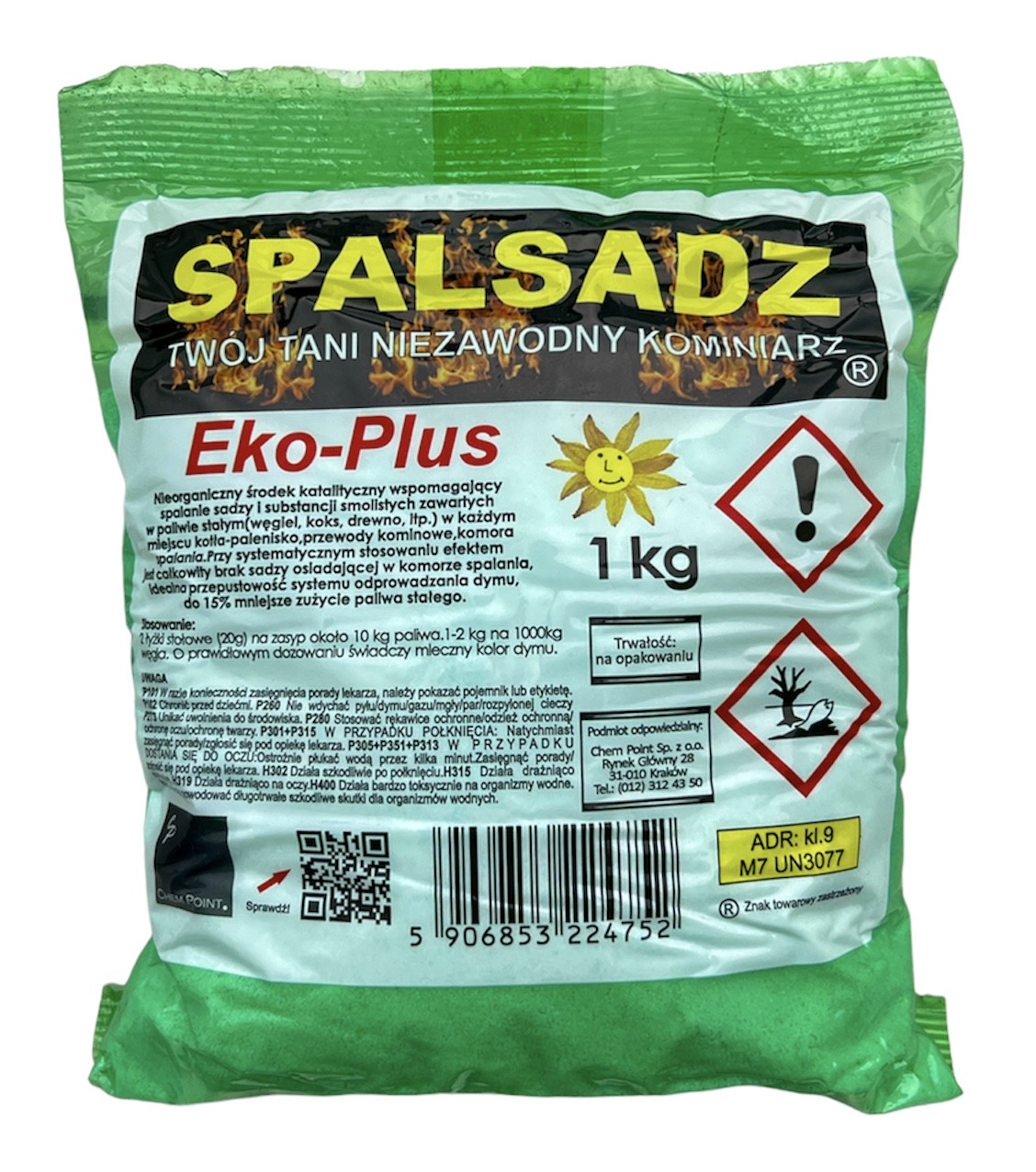 Засіб для видалення сажі Spalsadz Eco-Plus Оригінал Польща спалсадз 1кг