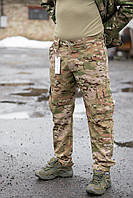 Демисезонные тактические брюки карго Soft Shell софт шел COMBAT Multicam