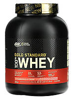 Протеин Optimum Nutrition Gold Standard 100% Whey Protein, 2270 g Клубника со сливками