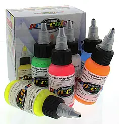 НАБІР ФЛЮОРЕСМЕНТНІХ ФАРБ PRO-COLOR 67030 FLUORESCENT SET