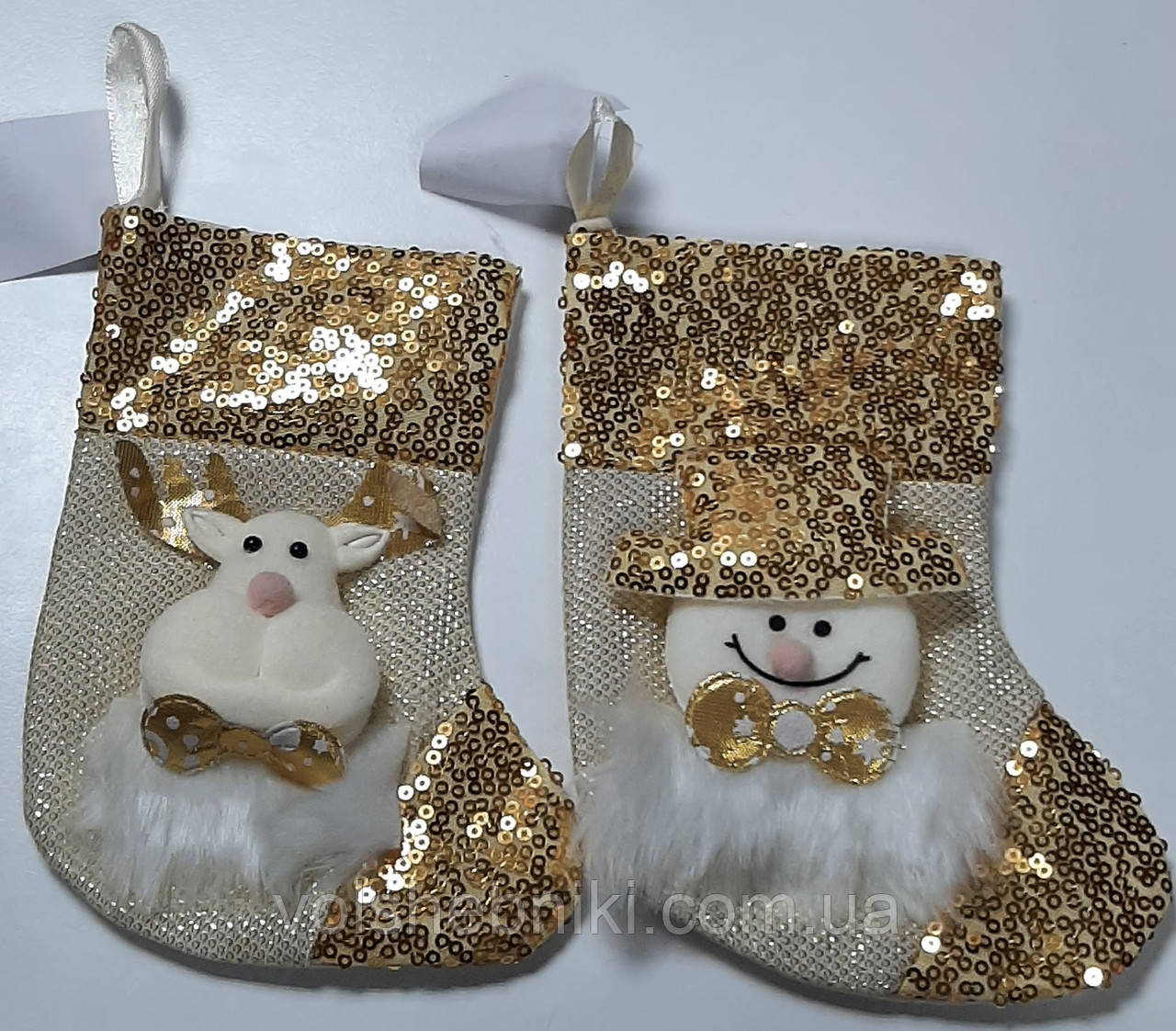 Різдвяна Новорічна шкарпетка - чобіток міні арт. 08009