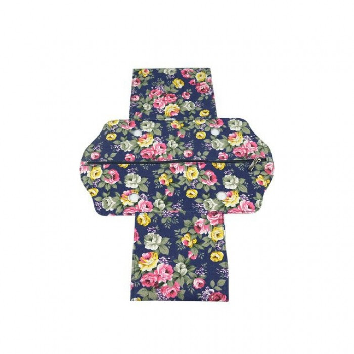 Підкладка-вставка для сумки mini, Квіти темно-синя, фото 1