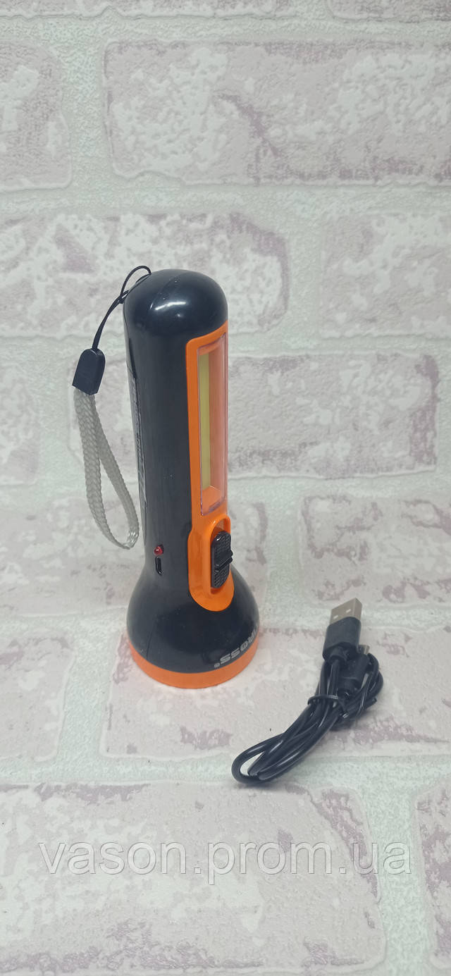 Фонарик Ручной Аккумуляторный Кемпинговый Фонарь Тактический с USB ...