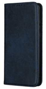 Чохол-книжка Leather Fold для Xiaomi Poco M5 (Темно-синій)