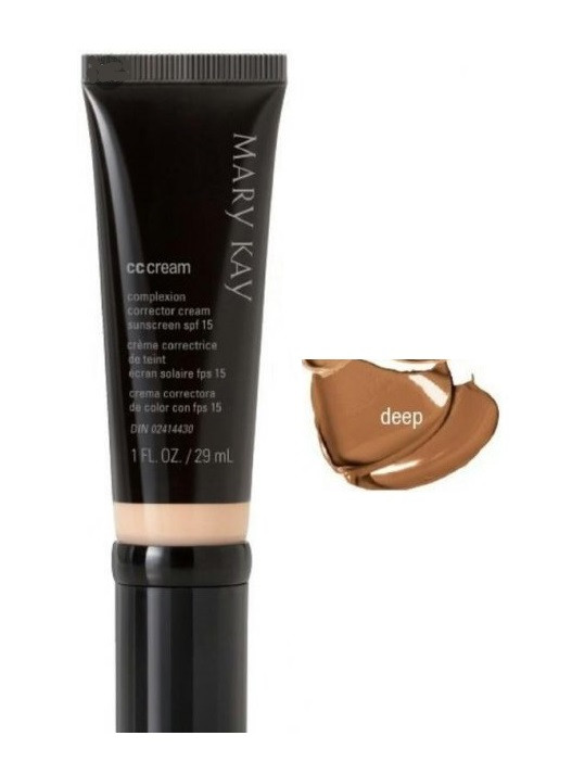 Уценка! СС-крем SPF 15, Deep, Темний (Натуральний) 29 г, Mary Kay, термін 06/23