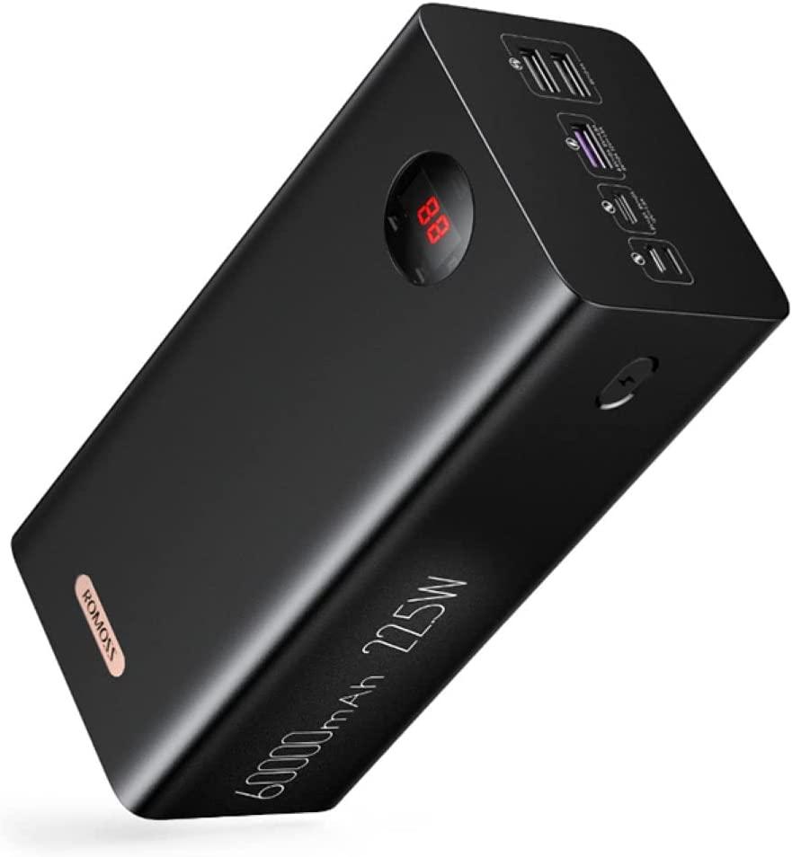 Зовнішній акумулятор ROMOSS 60000mAh 22.5W SCP PD QC 3.0