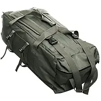 Сумка-рюкзак, Баул 110л тактичний Oxford 1000г/м2. (Олива) міцний з ПВХ військовий.