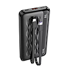 Power Bank HOCO J90A 22,5W QC3.0 10000mAh (з кабелями TYPE-C, Lightning), фото 5