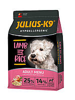 Сухий гіпоалерген. корм для собак Julius-K Lamb and RICE Adult Menu ягня та рис 12 кг для собак СУПЕРПРЕМ