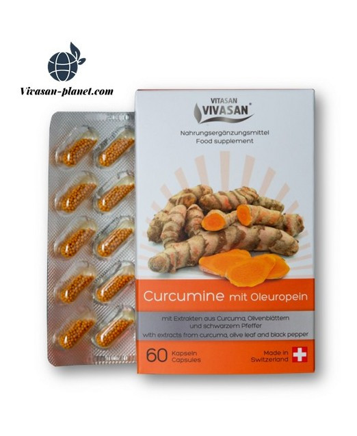 Куркумин с олеуропеином , в капсулах / Curcumine Mit Oleuropein ...
