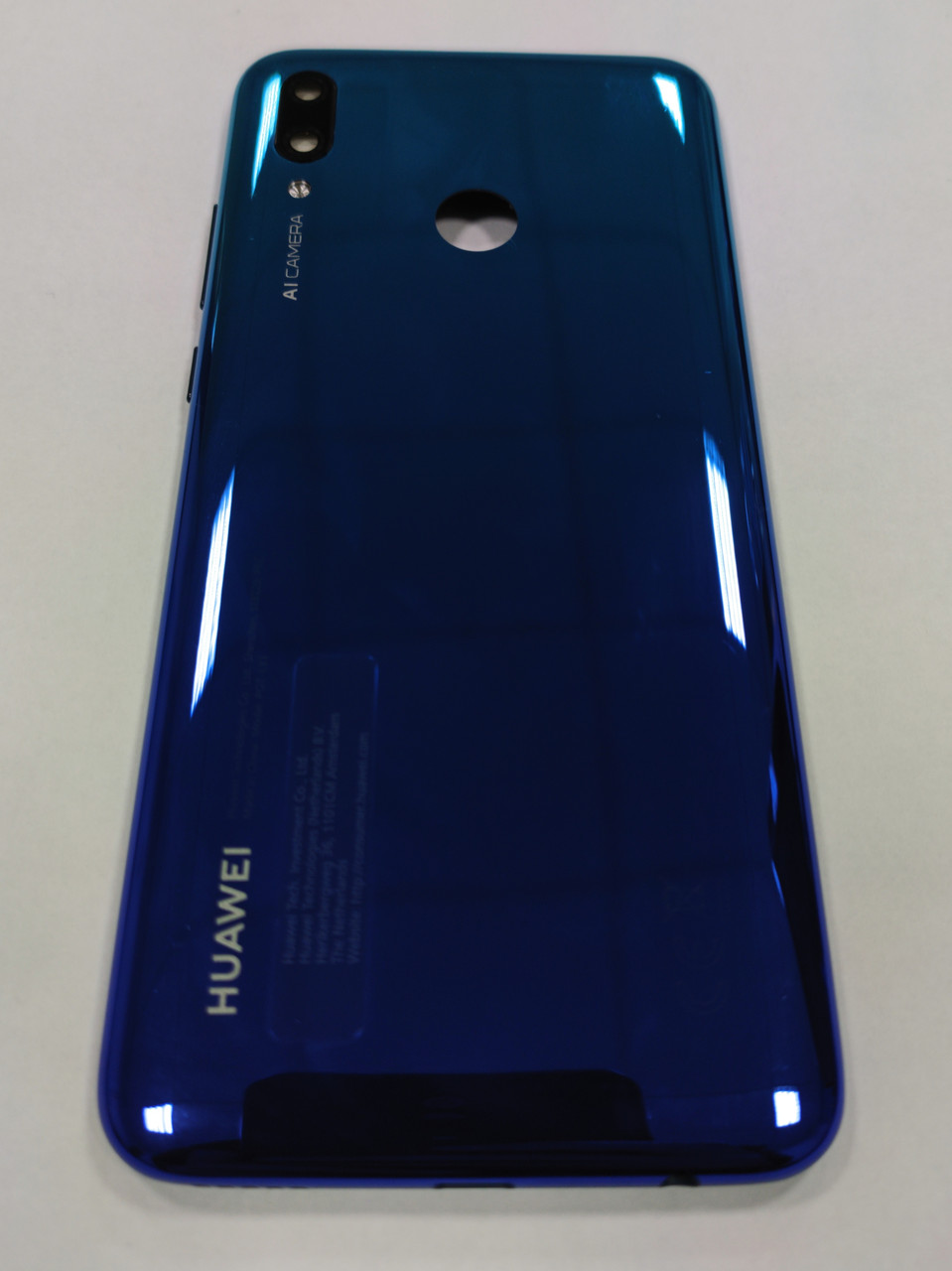 Задня панель корпусу для мобільного телефона Huawei P Smart 2019, aurora blue, ORIG