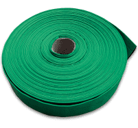 Гнучковий ПВХ шланг Лейфлет зелений посилений 4", 100 мм 6 атм 100 м