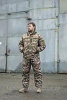 Тактический костюм зимний мультикам для ВСУ Армейский костюм НАТО зима до -35°C Форма военная теплая ММ M