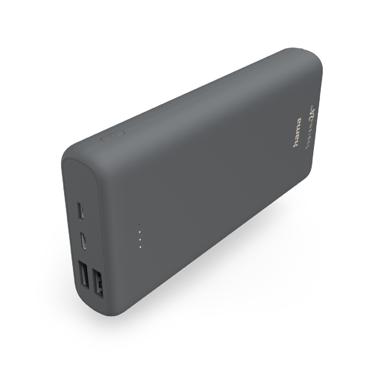 УМБ Hama Supreme 24HD 24000 mAh, USB-С, 2xUSB-A Grey (201670), фото 1