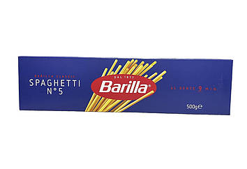 Спагетті з твердих сортів пшениці Barilla Spaghetti №5  500 г 8076800195057