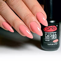 Гель-лак для ногтей PNB Gel Polish 8 мл, № 213 Coral Look