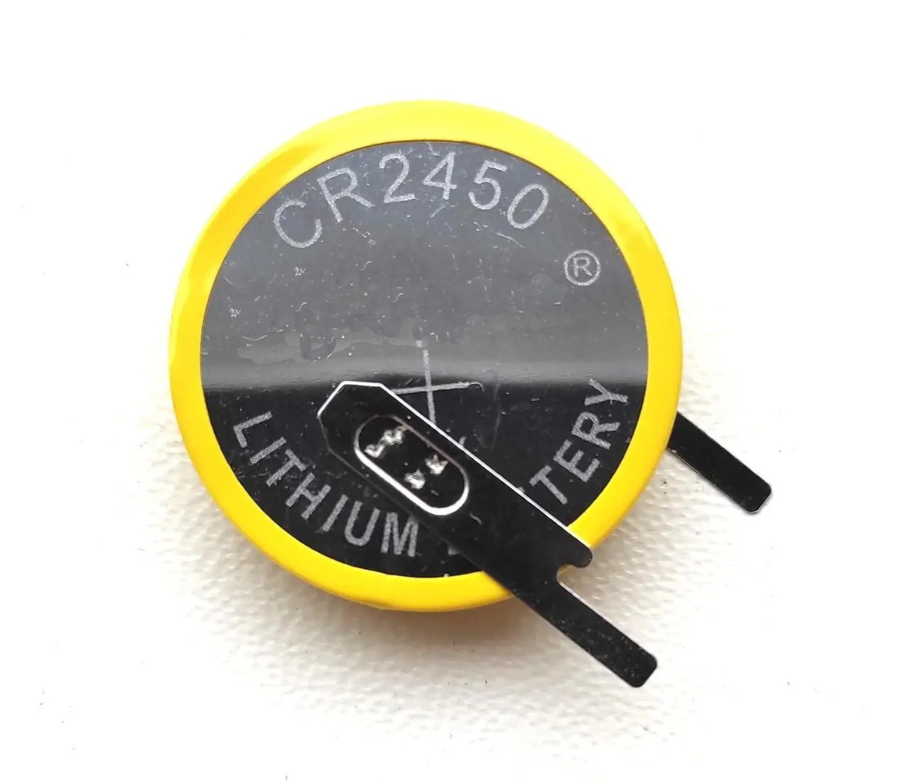 CR2450 3V Li-ion батарея з жорсткими виводами для маски Хамелеон