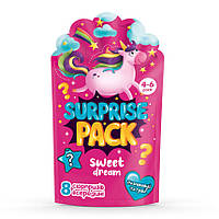 Подарочный набор тематических сюрпризов Surprise pack Сладкая мечта для детского творчества с наклейками