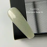 Cover base Ga&Ma Diamond 010 / Каммуфлирующая база Даймонд 010, 15 мл