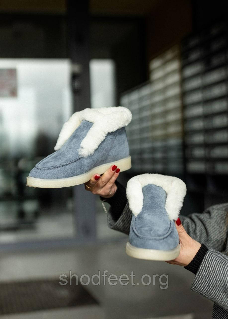 Жіночі зимові лофери Lofer Winter Blue