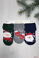 Набор носки 3шт. махровые "Санта" (74-80 / 1-1,5 лет см.) Pier Lone