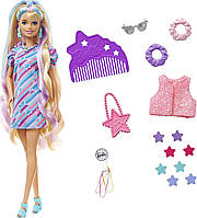 Лялька Барбі Зіркова красуня Фантастична зачіска Barbie Totally Hair Star-Themed Doll HCM88