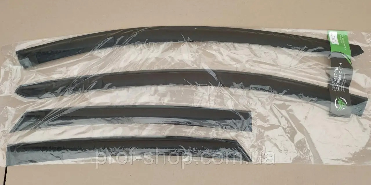 Вітровик (дефлектор) вікон Ford Focus III седан, хетчбек 5d 2011 рік (виробництво Cobra Tuning), фото 1