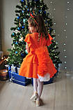 Красивий одяг Лисички помаранчеве плаття Лисичка Білочка Мандаринка Апельсинка Осінь, фото 7