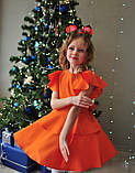 Красивий одяг Лисички помаранчеве плаття Лисичка Білочка Мандаринка Апельсинка Осінь, фото 5