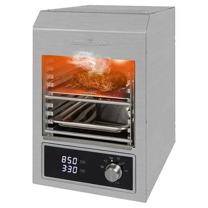 Гриль шафа PROFICOOK PC-EBG 1201 для курки електричний Побутовий електрогриль Мультипіч для дому, фото 1