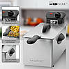 Фритюрниця 3 л Clatronic FR 3586 для картоплі фрі професійна електрична Фритюр домашній для чіпсів, фото 10