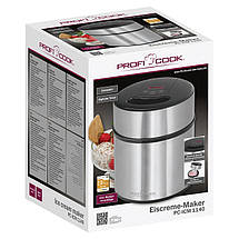 Морозивниця PROFICOOK PC-ICM 1140 Апарат для виготовлення м'якого морозива Ice cream maker для дому, фото 2