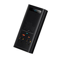 Автомобильний Інвертор IGBT Baseus In-car Inverter 300W (220V CN/EU) Black, фото 10