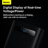 Автомобильний Інвертор IGBT Baseus In-car Inverter 300W (220V CN/EU) Black, фото 7