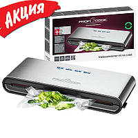 Вакууматор PROFICOOK PC-VK 1080 бытовой Вакуумный запайщик упаковщик для продуктов Вакуумщик Германия dzn