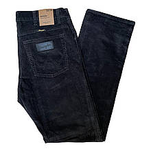 Джинси вельветові Wrangler Dark Haki - темно сірий