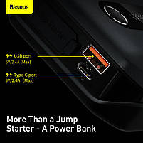 Пусковий Пристрій Baseus Super Energy Air Car Jump Starter 10000mAh, фото 11