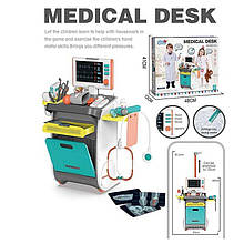 Ігровий набір лікаря YY 6024, звук, підсвітка, приладдя на батарейках