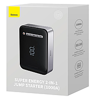 Пусковий Пристрій Baseus Super Energy 2-in-1 Car Jump Starter 8000 mAh з вбудованим компресором, фото 3