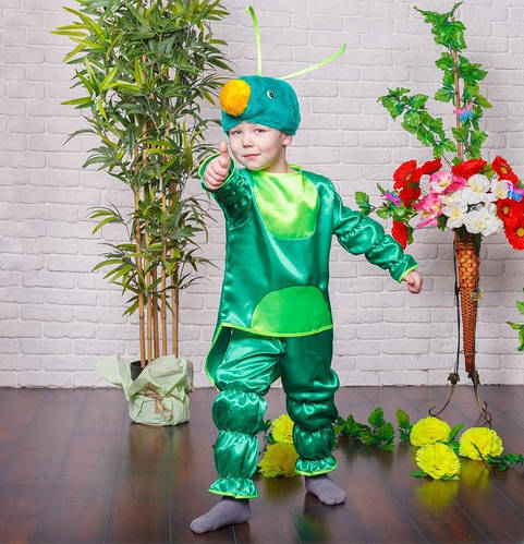 Детский костюм Кузнечика для мальчиков 4,5,6,7 лет 340 (ID#1723329771 ...