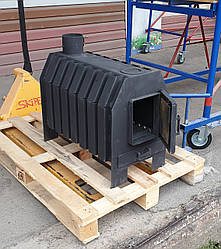 Дров'яна піч для дому «VESUVI» classic булер'ян тип 01, 11 кВт, 200 об'єм, м. куб