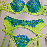 Сексуальний комплект спідньої білизни, еротична спідня білизна. Красива жіноча білизна, розмір M, фото 10