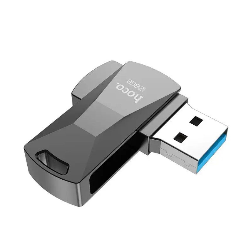 Флешка HOCO USB UD5 128GB, Black, фото 1