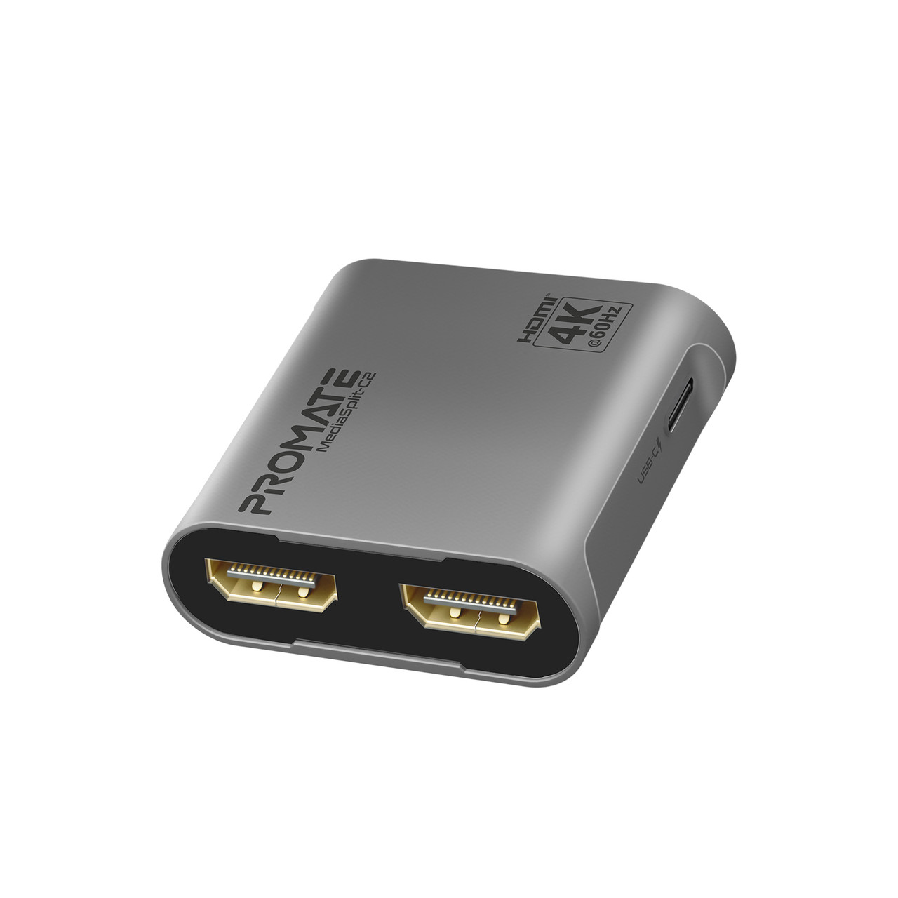 Спліттер Promate MediaSplit-C2 HDMI to 2xHDMI Silver (mediasplit-C2.silver)