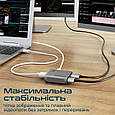 Спліттер Promate MediaSplit-C2 HDMI to 2xHDMI Silver (mediasplit-C2.silver), фото 3