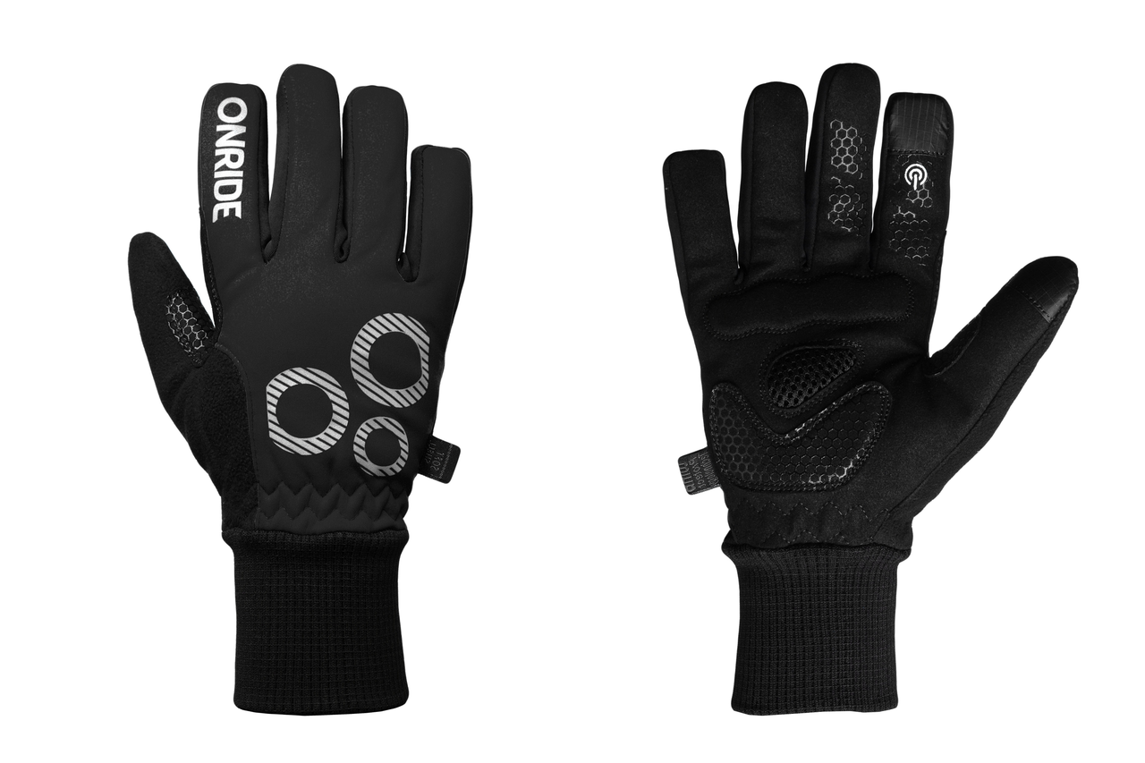 Рукавички ONRIDE ICY 20 велосипедні зимові чорний size M size L