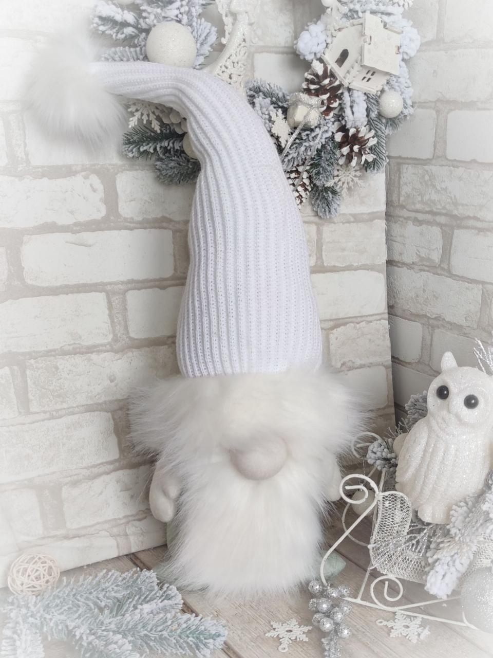 Новорічний Гном, гном ручна робота, вис.65 см., фото 1