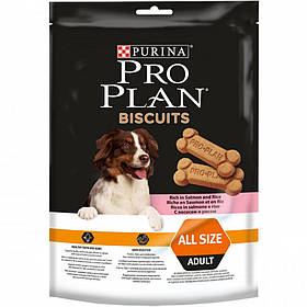 Pro Plan Biscuits Salmon&Rice Ласощі для собак з лососем і рисом 400 г